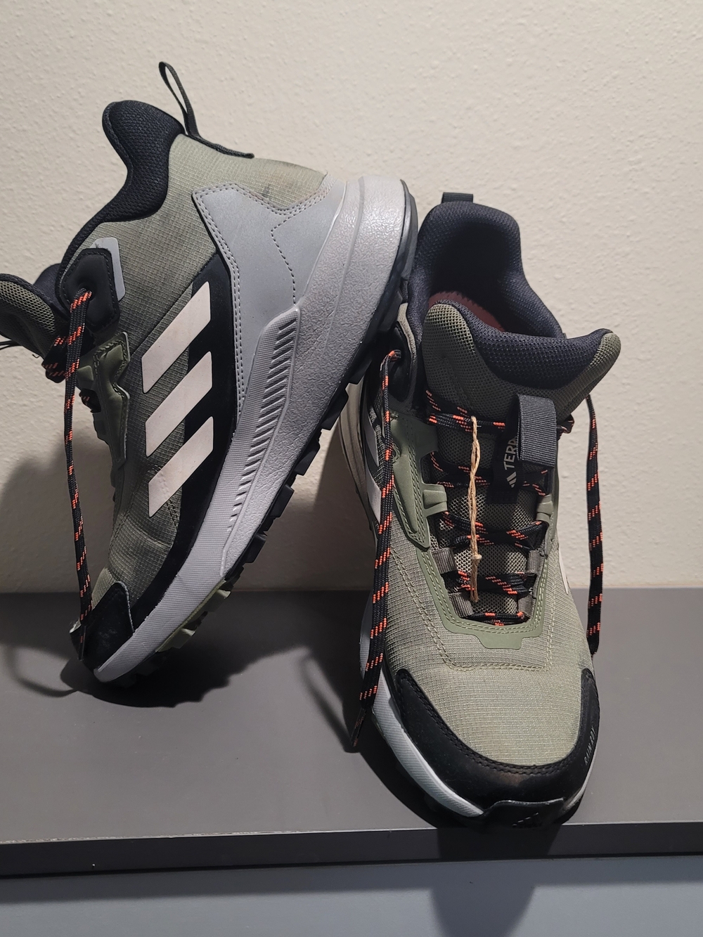 Adidas Terrex Olive Green Hiking Sneakers